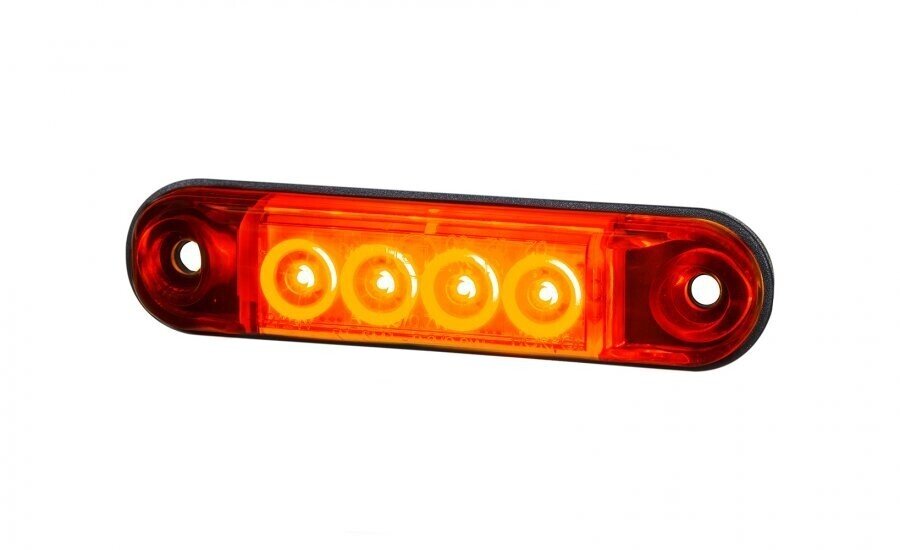 RED MARKER LAMP 12/24V 4 DIODE 0.5 M