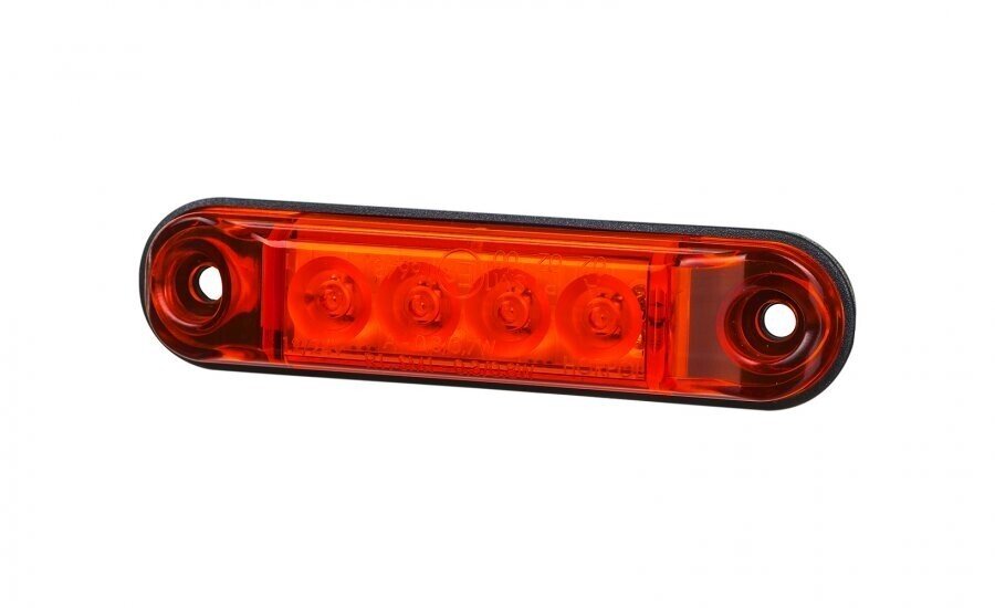 RED MARKER LAMP 12/24V 4 DIODE 0.5 M
