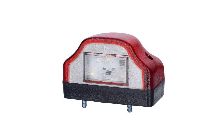 LAMPA OŚWIETLENIA TABLICY REJESTRACYJNEJ CZERWONA z oświetleniem postojowym