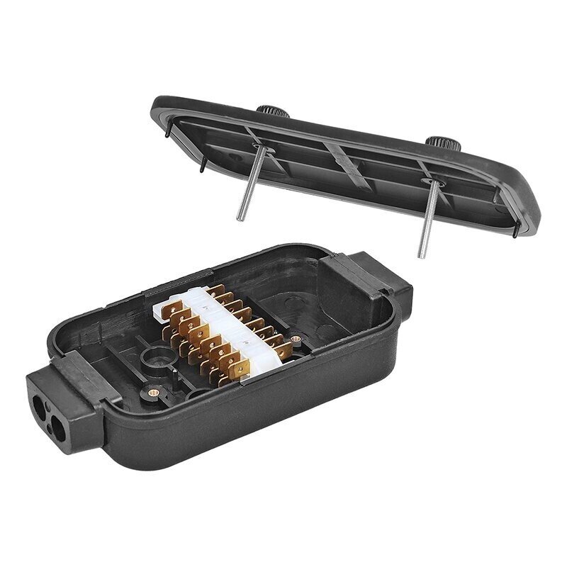 PLASTIC ELECTRICAL BOX 8×4-RUNS