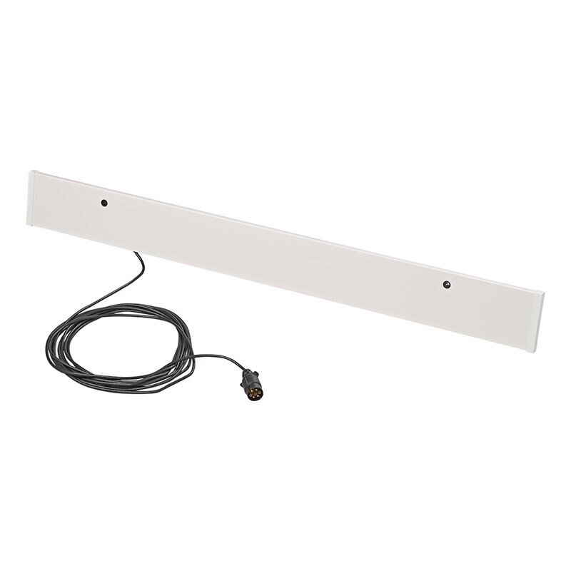 TRAILER BUMPER BAR WITH FOG AND PLATE LIGHTS