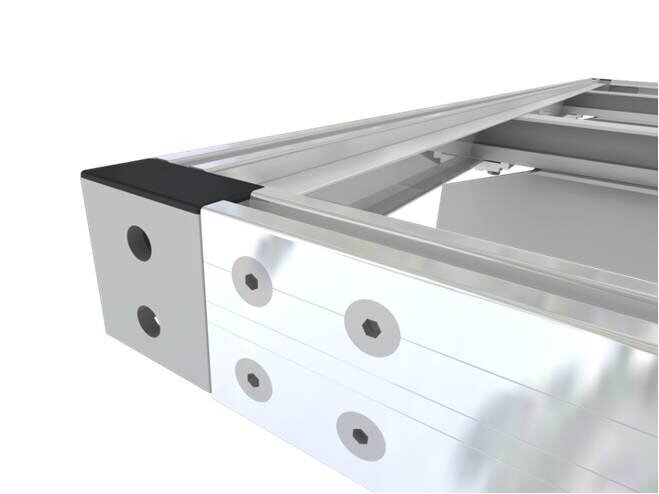 Circumferential profile 90 mm ALU CASE FRAME L-6200
