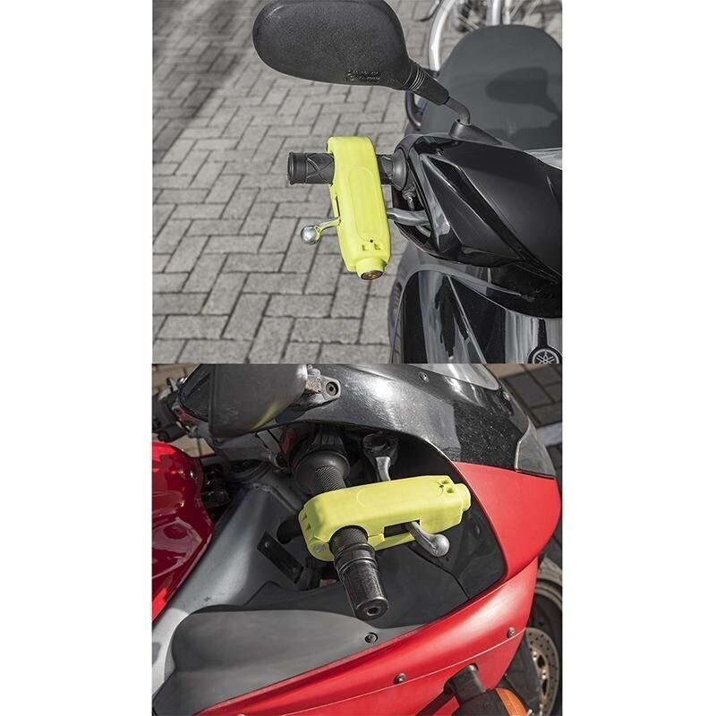 Lock brake lever for motorcycle/scooter