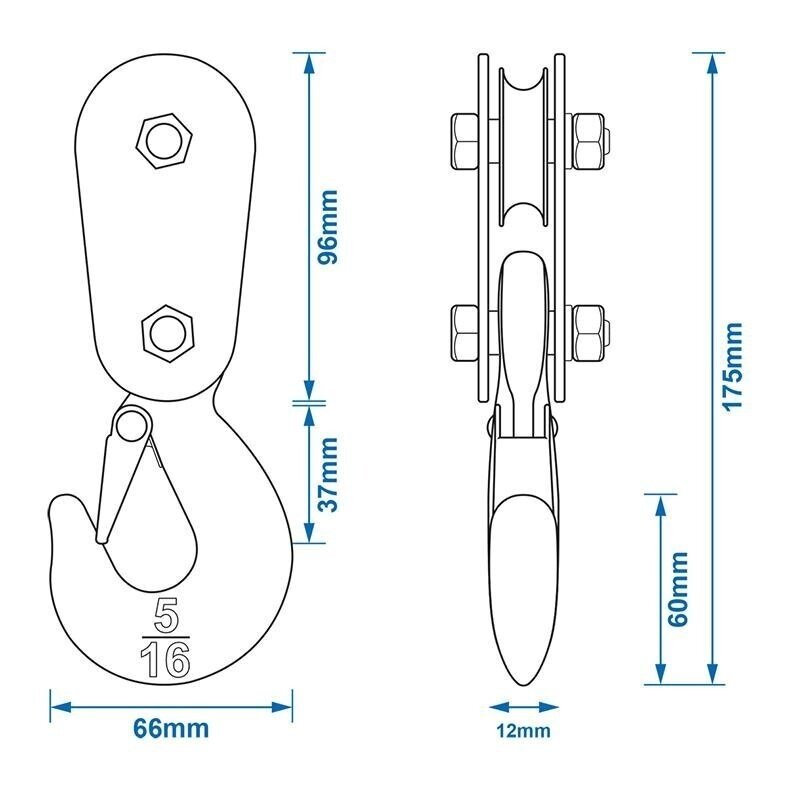 BLOCK WITH HOOK 1 TON