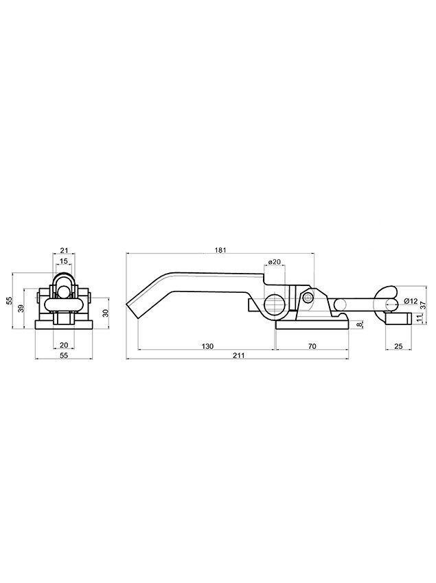 ECCENTRIC HITCH WITH FASTENER V3