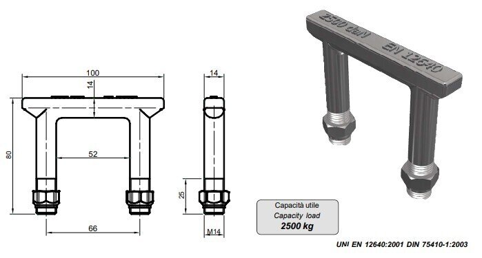 LADY HOLDER 2500 kg.