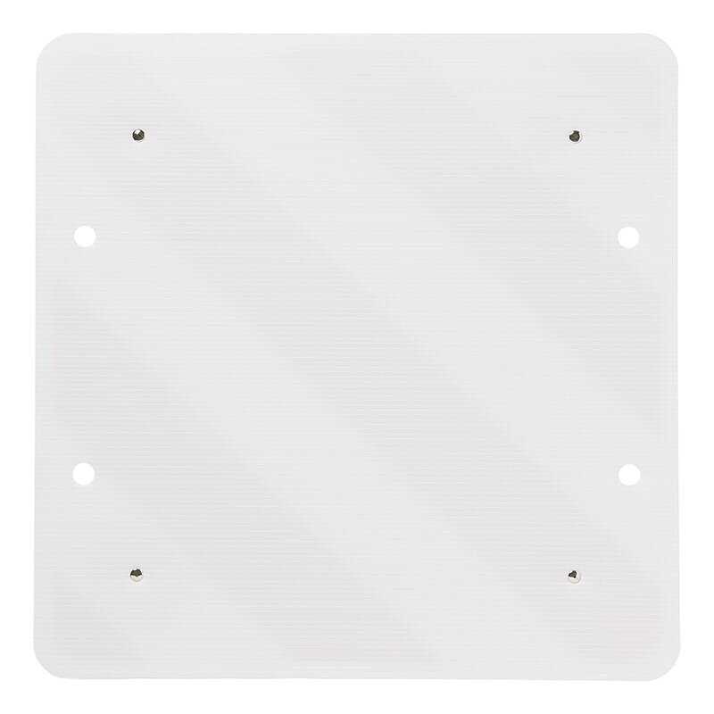 PLASTIC Rear Warning Sign 50x50cm with reflectors