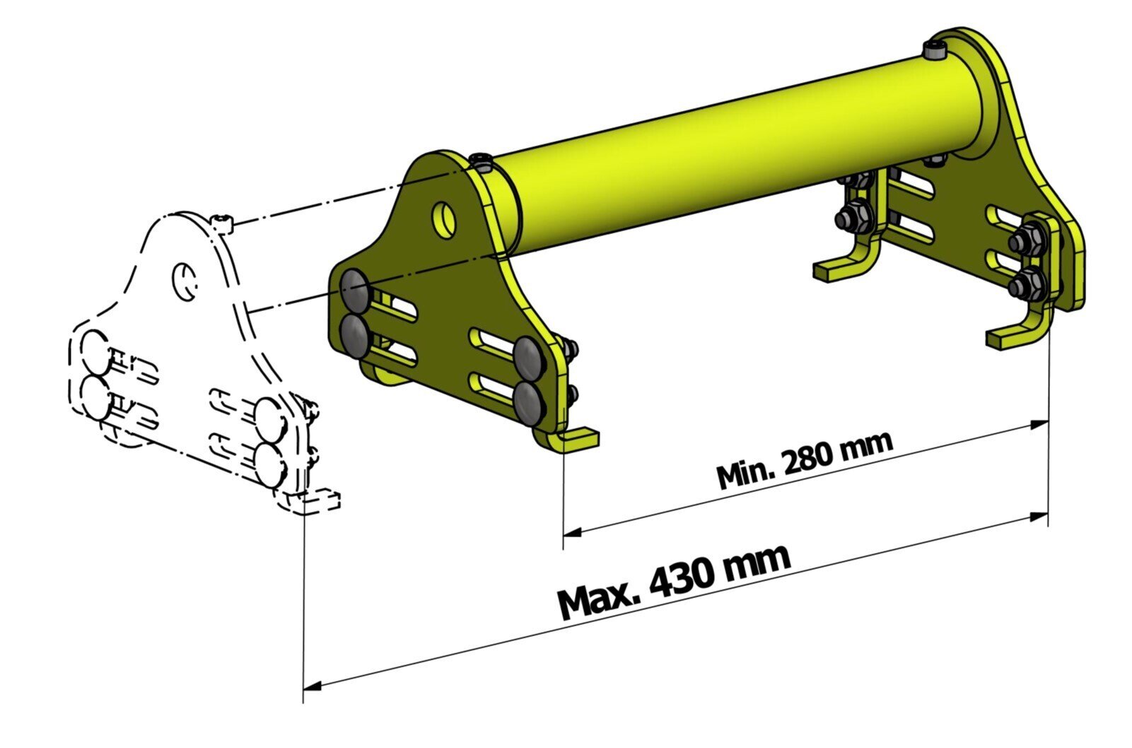 WHEEL LOCKING WEDGE ADJUSTABLE LOCKING DEVICE