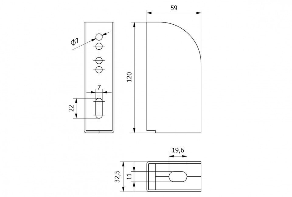 DASHBOARD 120×59 STAL / RAL