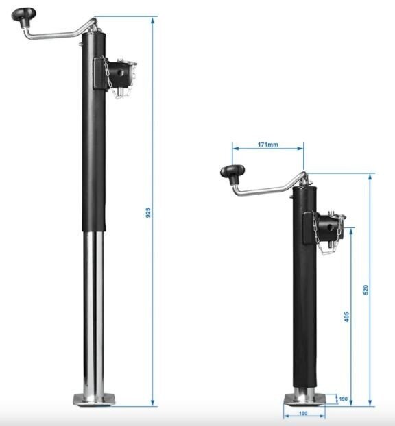 PODPORA PRZYCZEP LAWET 1000 kg HEAVY 52-90cm