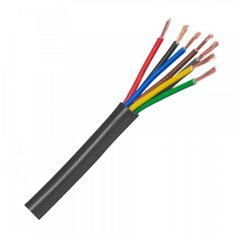 przewód elektryczny siedmiożyłowy izolowane przewody kolorowe