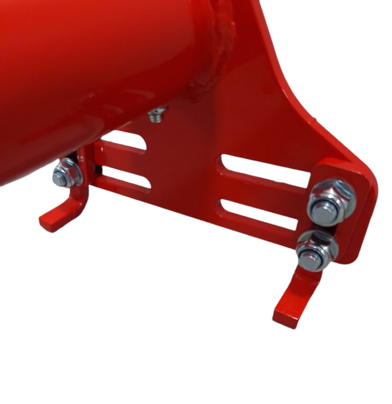 Wheel locking wedge adjustable panel blocker / lohr red