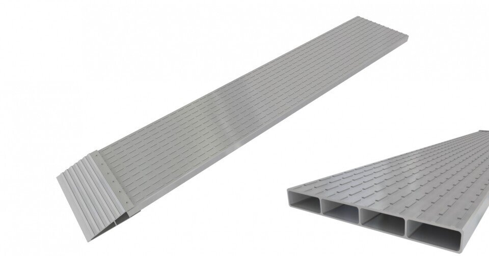 Najazd aluminiowy TYP A 4-komorowy 2485x350x40