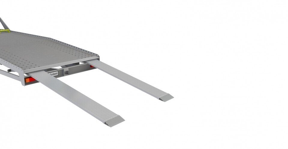 Najazd aluminiowy TYP A 4-komorowy 2485x350x40