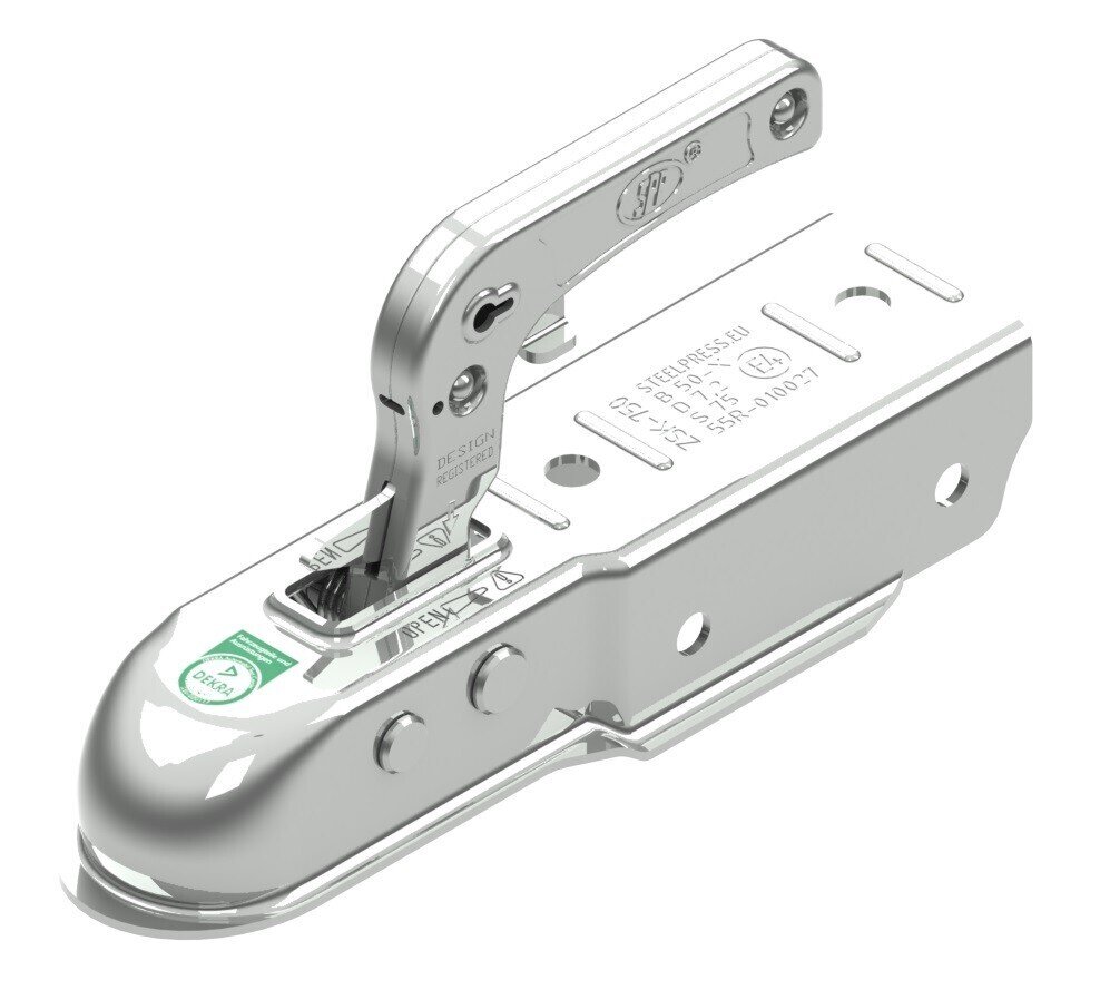 Ball head hitch ZSK-0750I-05-00 800kg KWADRAT 60.5mm