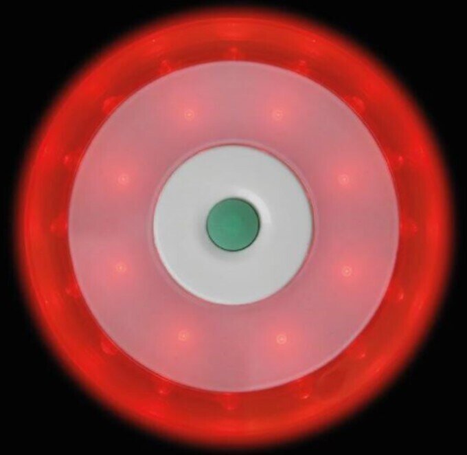 WARNING DISC 16+8 LED ORANGE
