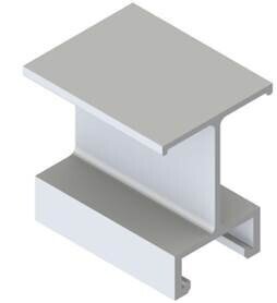 PROVISIONAL PROFILE 90 MM ALUMINIUM L 5000 mm