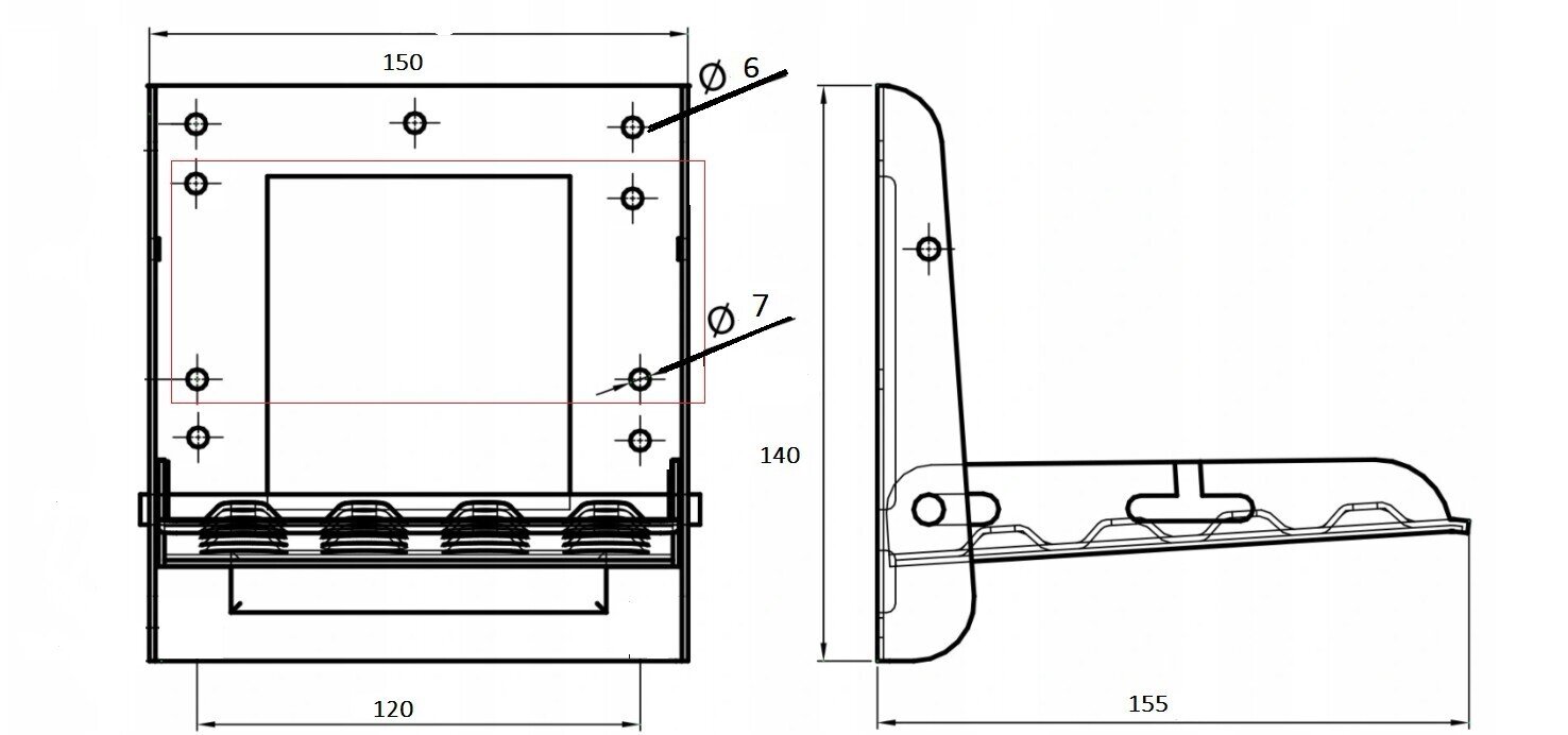 Folding step