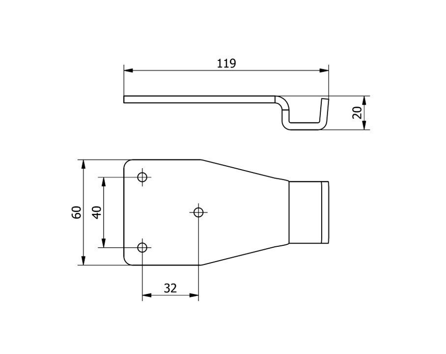 HITCHING HANDLE WITH COMPENSATION