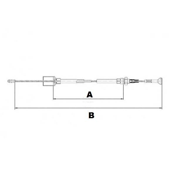 LINKA HAMULCOWA 1030/1220 mm KNOTT