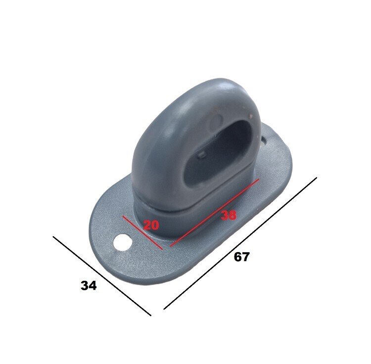 TARPAULIN GRIP POLYAMIDE TWIST GRAY