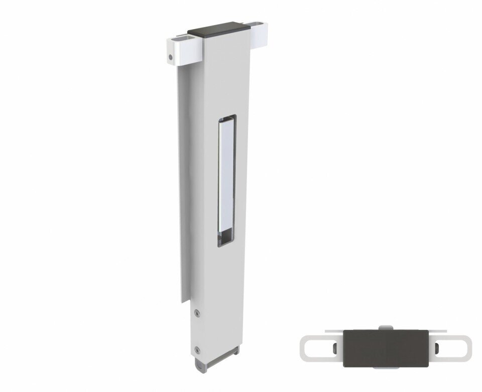 Removable post with pocket aluminum 400 middle post