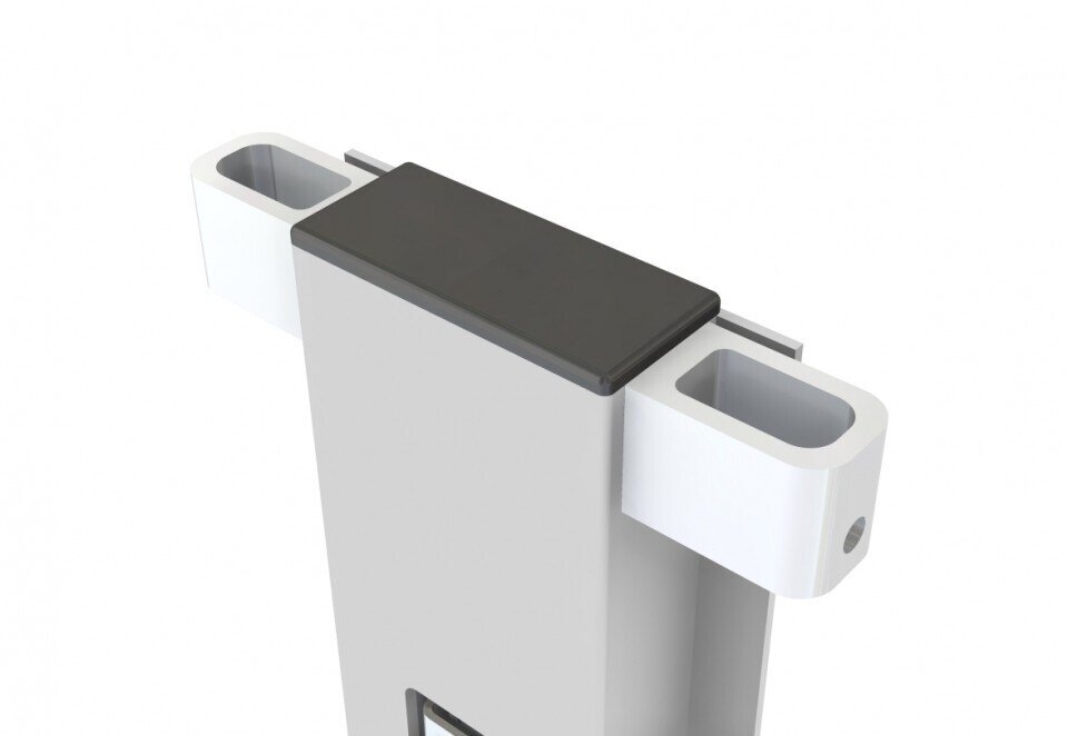 Removable post with pocket aluminum 400 middle post