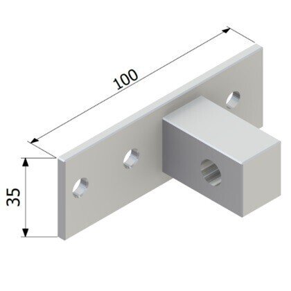 UNI 10035 top connector for lifting the roof