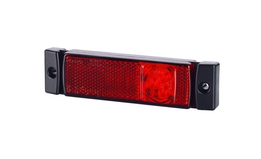 RED LED MARKER LAMP 12/24V 0,5M