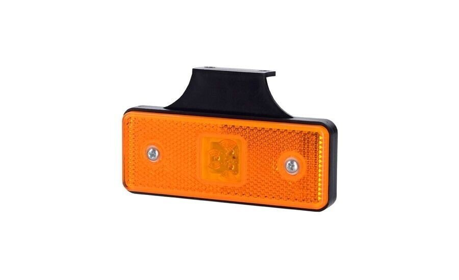 Pomarańczowa lampa obrysowa LED 12 24V do pojazdów użytkowych