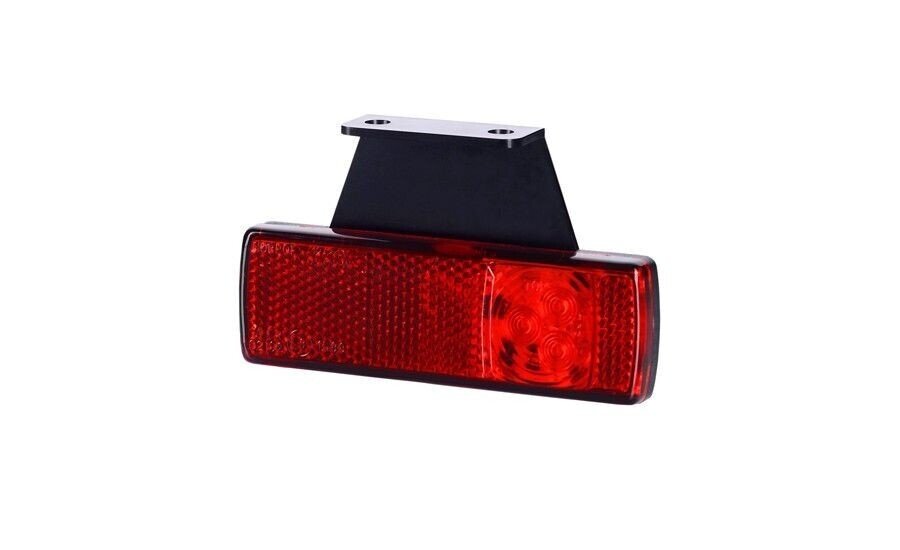 LAMPA OBRYSOWA PODWIESZANA Z ODBLASKIEM PRAWA CZERWONA