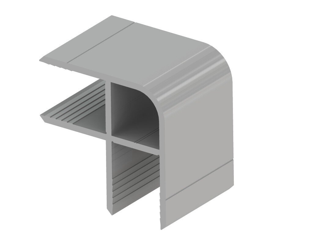 PROFIL ZEWNĘTRZNY KONTENERA 25,5 x 66,5 MM ANODA L-2300mm