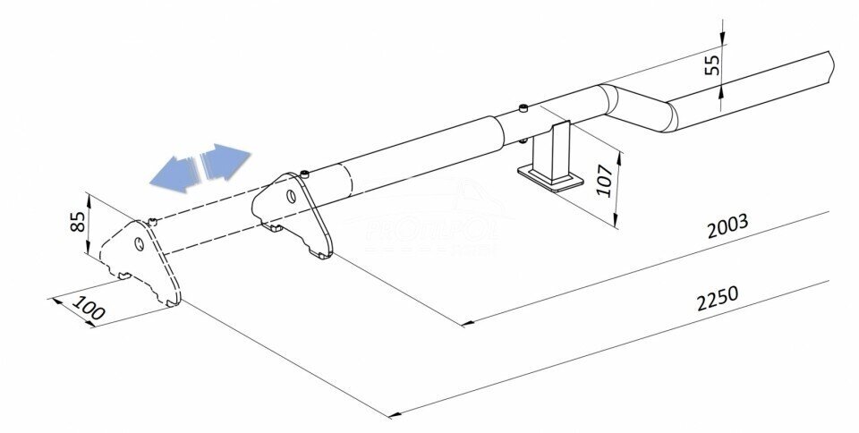 ACCESSORY BLOCK L 2100 – 2200 mm RED