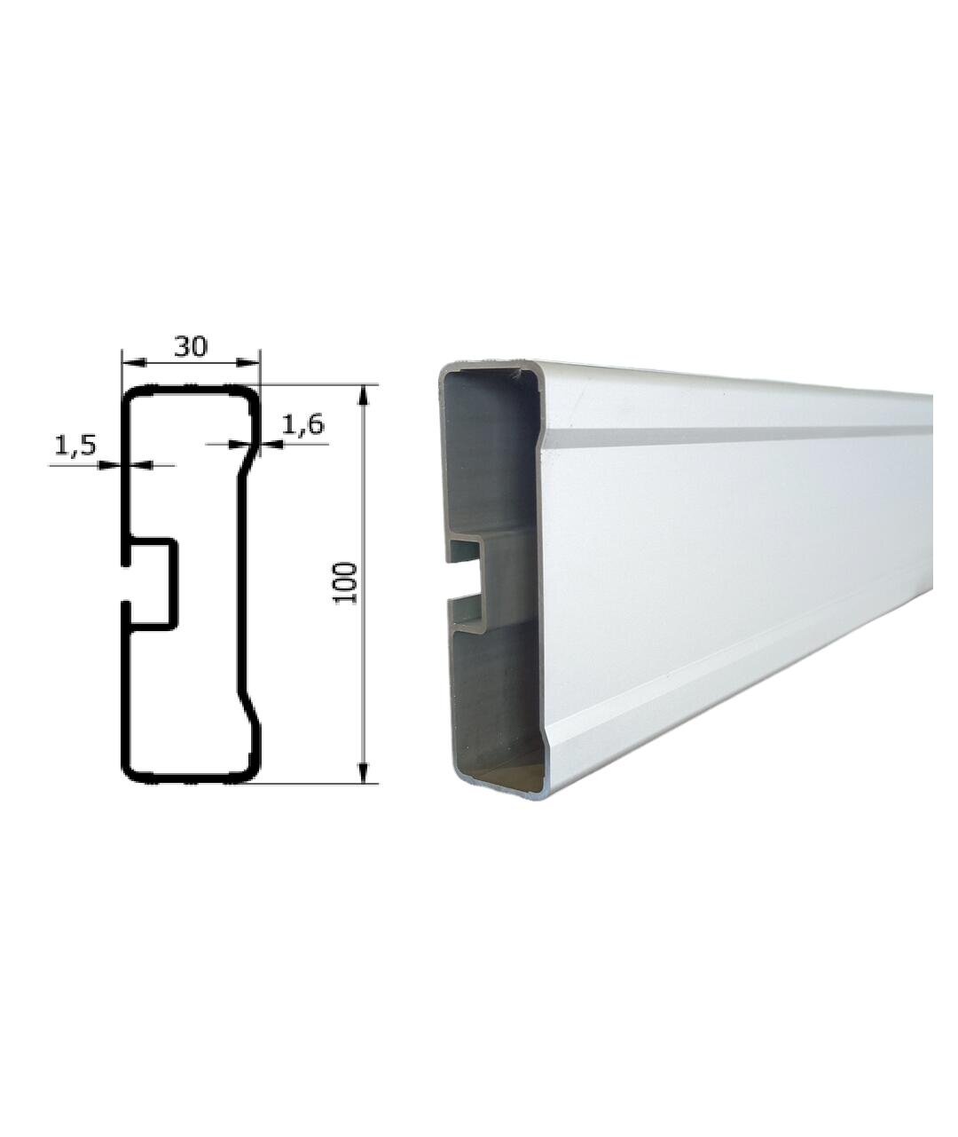 ANTNAWAY SHIELD – BIKE DESK ALU L 1500 mm kpl