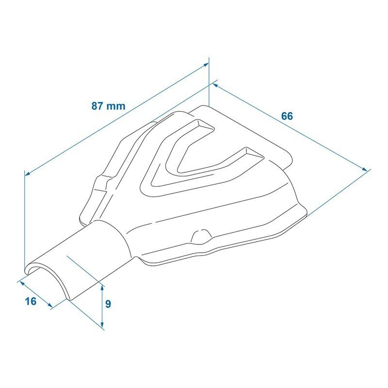 KNOTT HALF SHELL BRAKE CABLE ATTACHMENT COVER