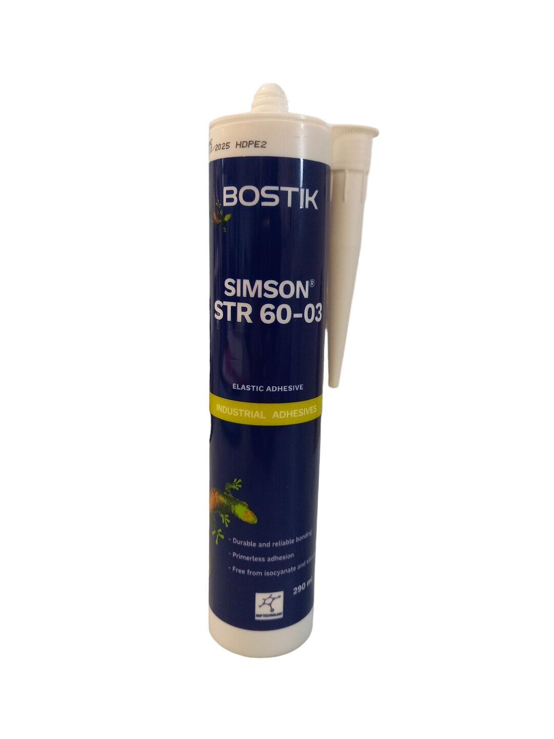KLEJ / USZCZELNIACZ POLIMEROWY BIAŁY „BOSTIK-SIMSON” STR 60-03 KARTUSZ 290ml