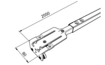 Poprzeczka dachu SESAM SLIMLINER L2520
