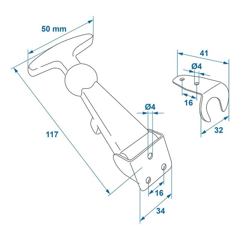 120 MM RUBBER CLIP