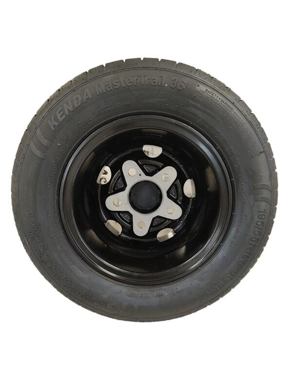 COMPLETE TRADITIONAL WHEEL ATT / KENDA 195/55 R10C 5×112 ALUFELGA BLACK