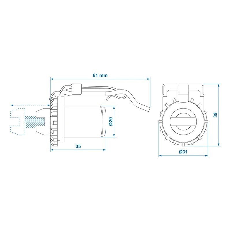 Regulator samoregulator szczęk osi AL-KO 160×35 komplet