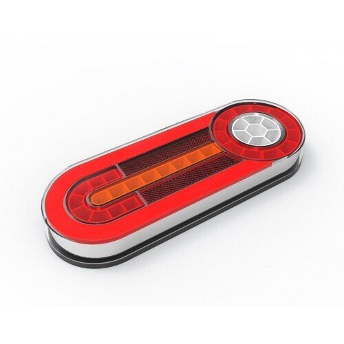 LED NEON oval large 12/24V universal tail lamp