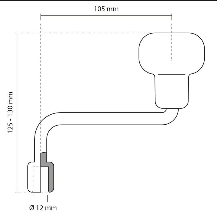 Support wheel crank FI 48 mm