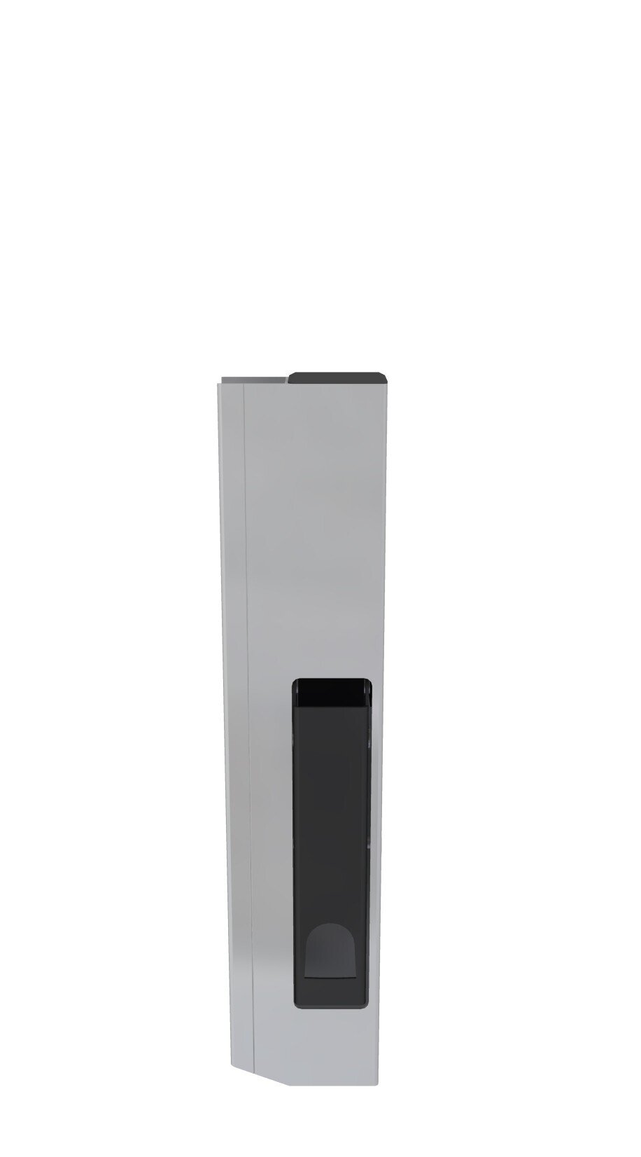 Vertical side lock L 350 mm /with window/ without lem/ right hand RAL