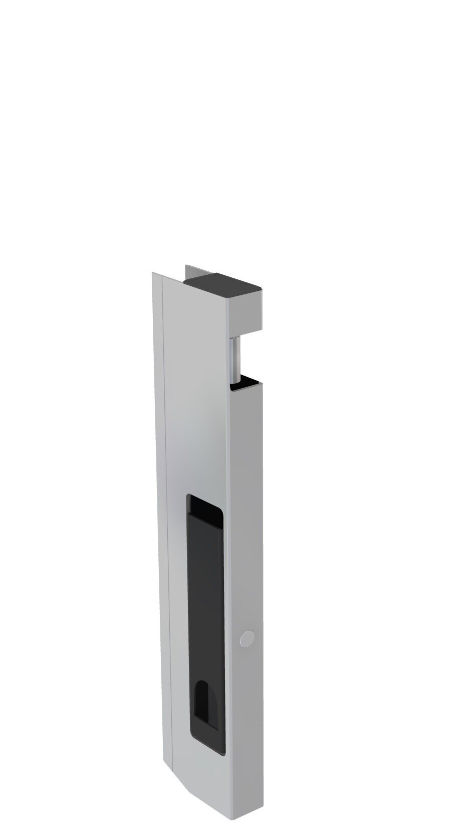 Vertical side lock L 350 mm /with window/ without lem/ right hand RAL