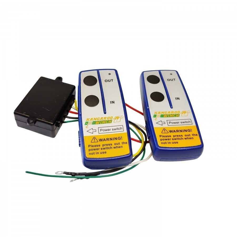 Wireless winch control 2 12V DUAL remote controls