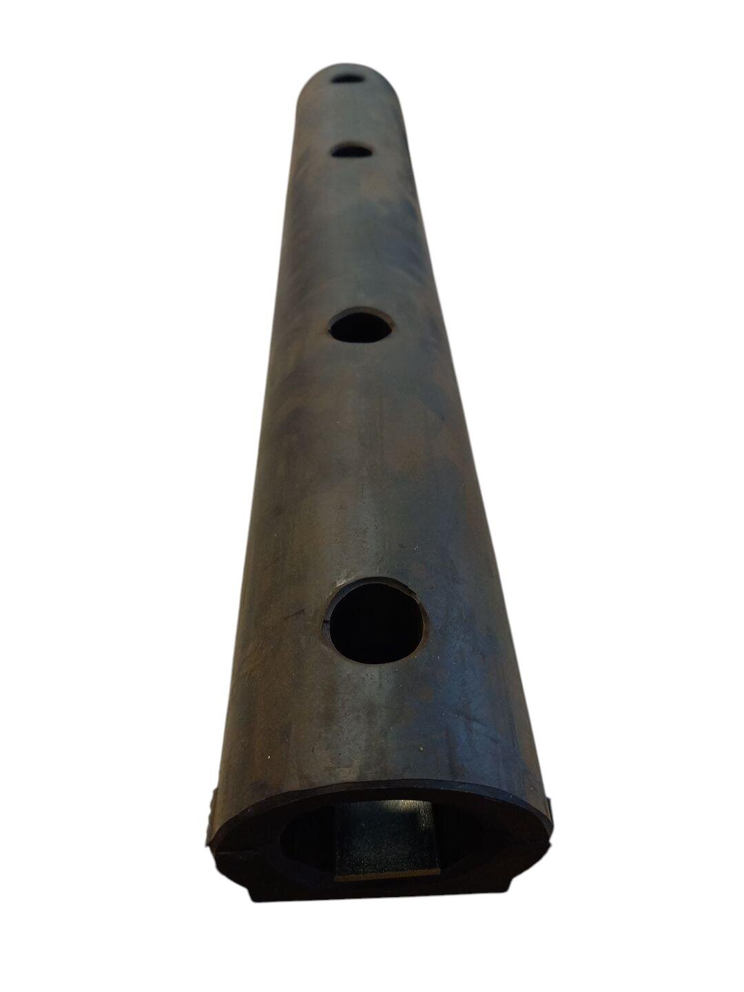 Rubber bumper 590X90X75mm with mounting plate
