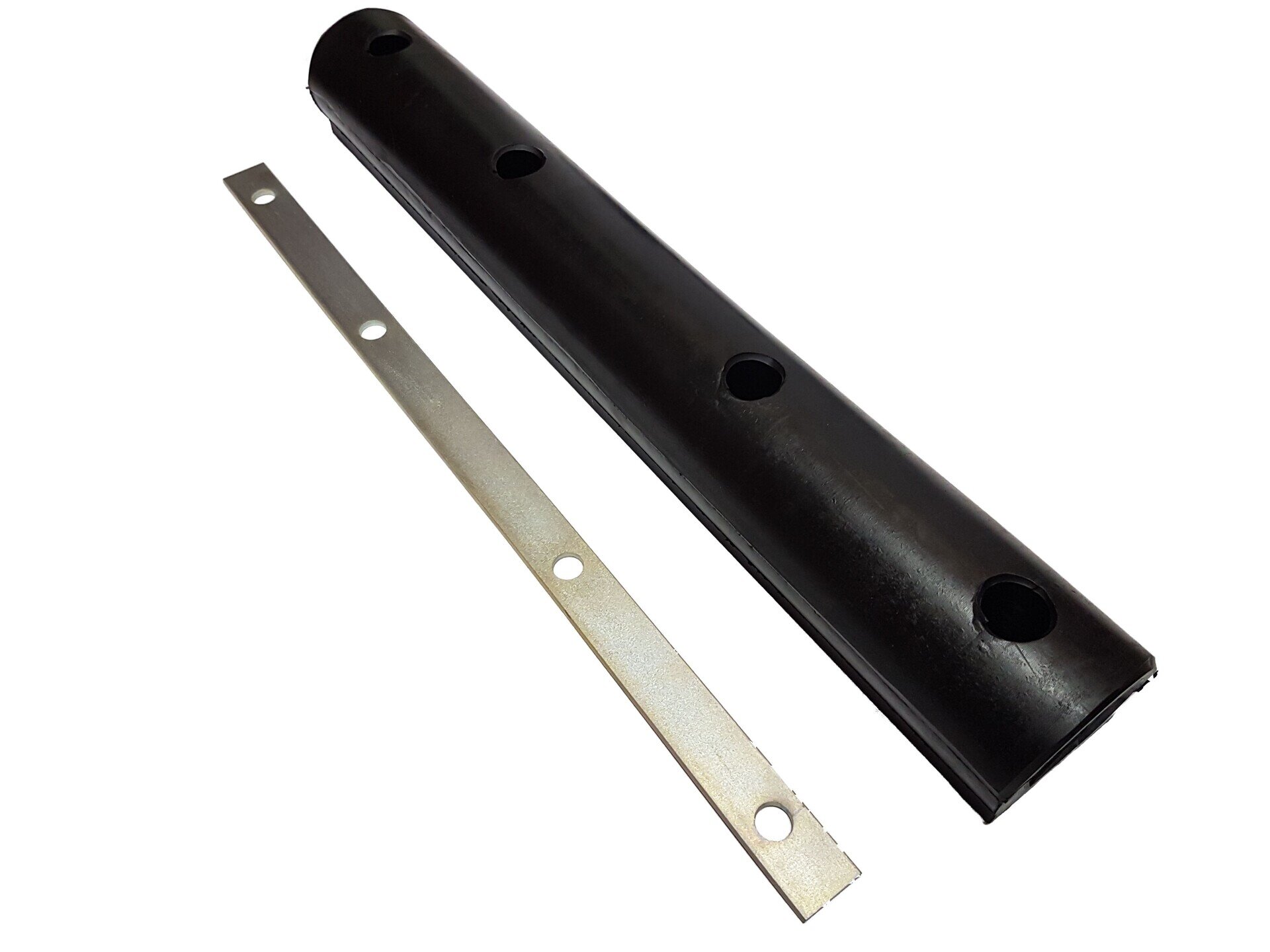 Rubber bumper 590X90X75mm with mounting plate