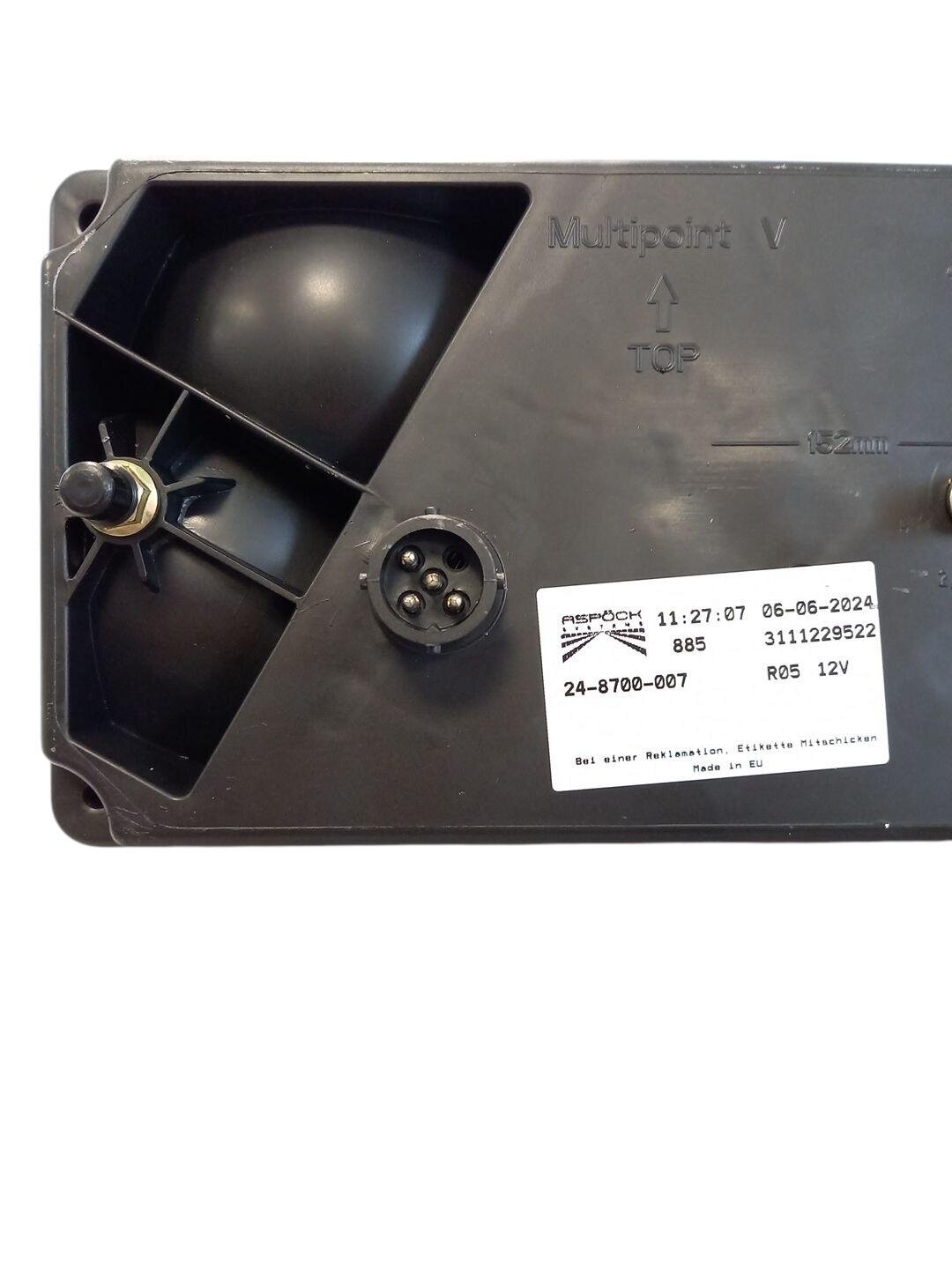 ASPOCK lampa zespolona tylna Multipoint V prawa 12V / bajonet 5-pin