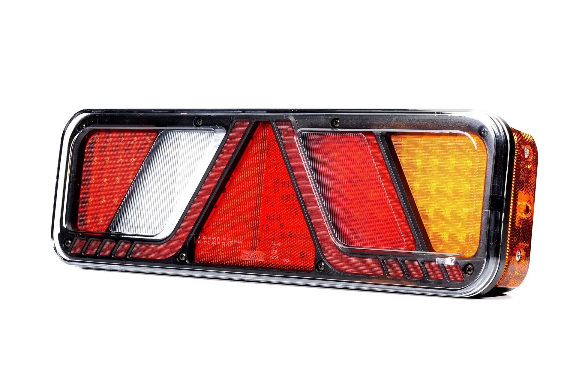 FRISTOM RIGHT LED tail lamp 24V, 6-function, without license plate light, AMP 7PIN connector