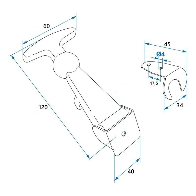 Rubber attachment 120 mm